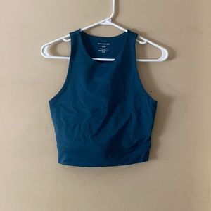 Dark green/blue workout top